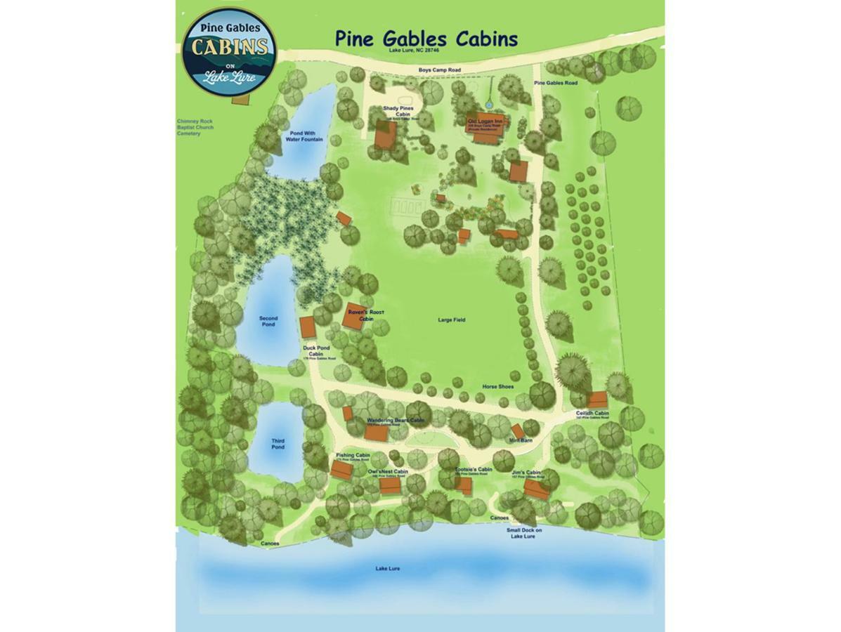 Pine Gables Cabins Vila Lake Lure Exterior foto